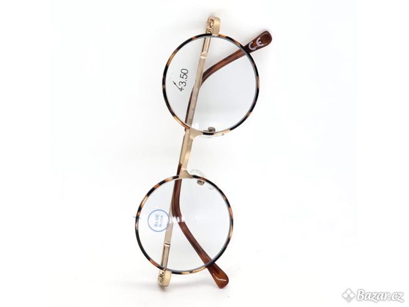 Brýle na čtení Amorays kulaté + 3.50