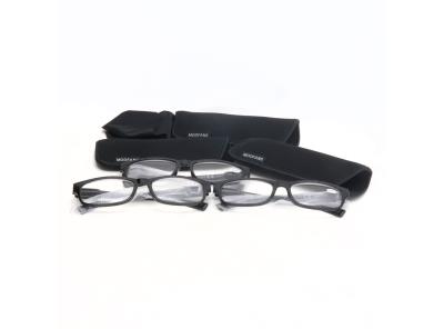 Dioptrické brýle Modfans 2,75 černé