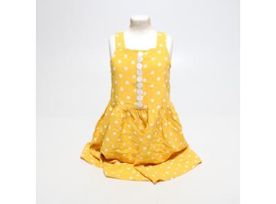 Dívčí šaty F&F kids vel.116 žluté