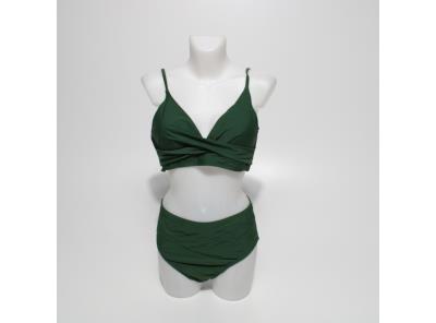 Dvoudílné plavky Cupshe vel. L zelené
