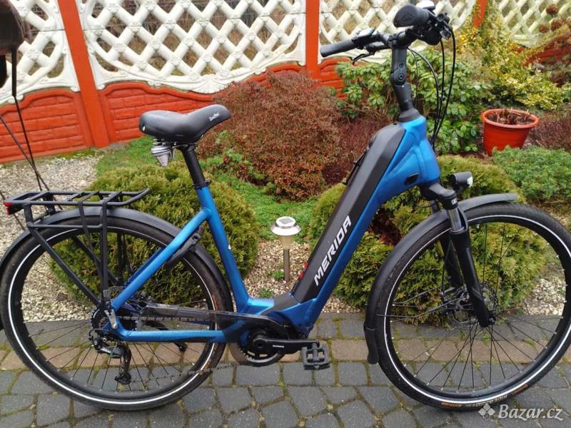 260 km !!! E-Bike: Elektrokolo MERIDA, L/55 cm, Shimano Steps 60 Nm, 504 Wh