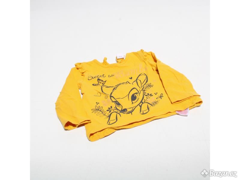 Dětské žluté tričko vel. 80 (9-12 měsíců)	