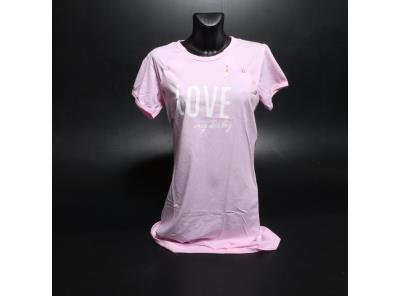 Růžová kojící noční košile L