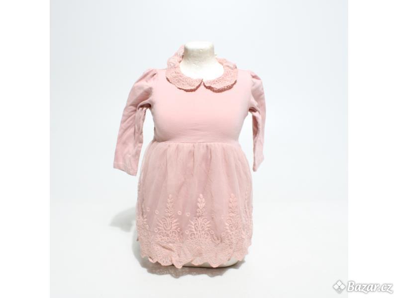 Dětské šaty H&M růžové vel. 74