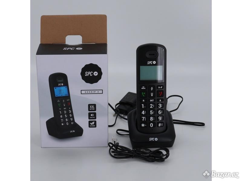 Bezdrátový telefon SPC 7620N černý