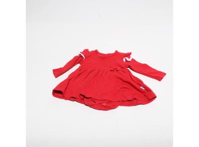 Dětské šaty 22x40 cm červené