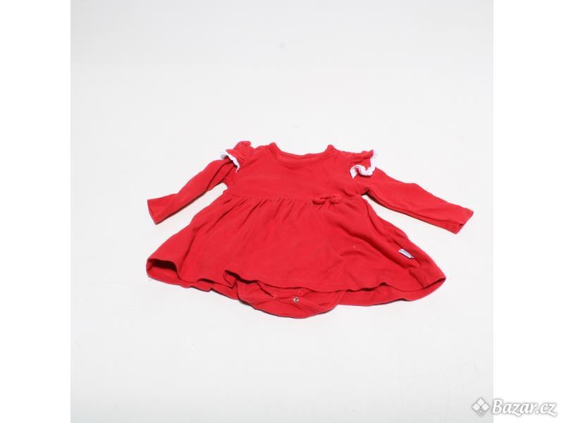 Dětské šaty 22x40 cm červené