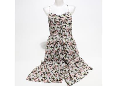 Dámské elegantní šaty L s květinovým vzorem