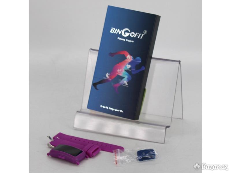 Fitness náramek BingoFit fialový pro děti