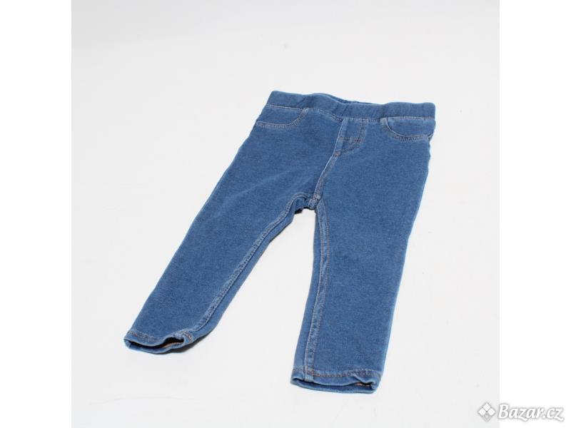 Dětské modré džíny vel. 80 (9-12 měsíců)	