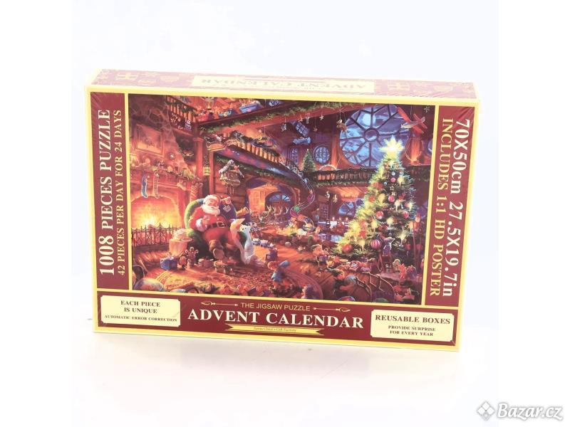 Puzzle adventní kalendář 2023 Pukamam