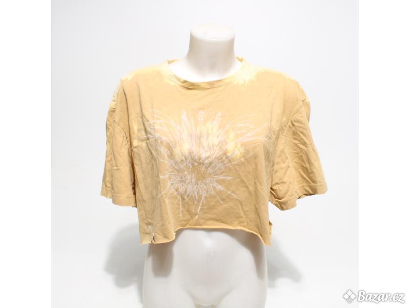 Dámské žluté tričko vel. XXL Malfini