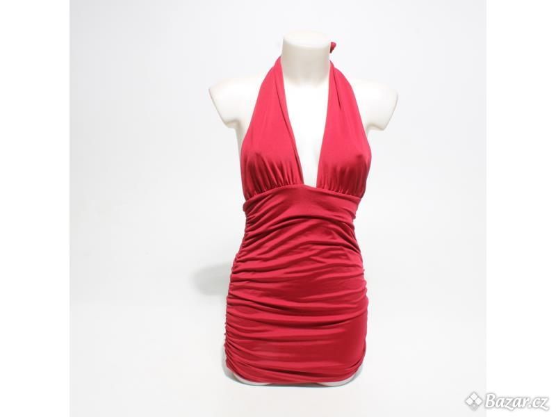 Dámské šaty SheIn červené na ramínka S