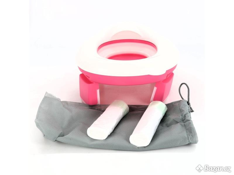 Dětské růžové toaletní prkénko Orzbow 