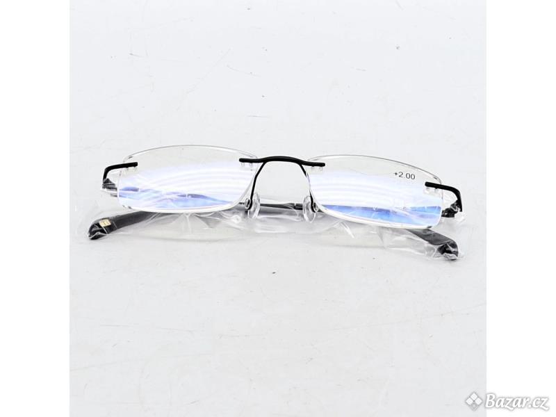 Brýle Amorays černé bezrámečkové