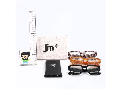 Brýle na čtení JM ZPTE200887C4-175, 3 ks