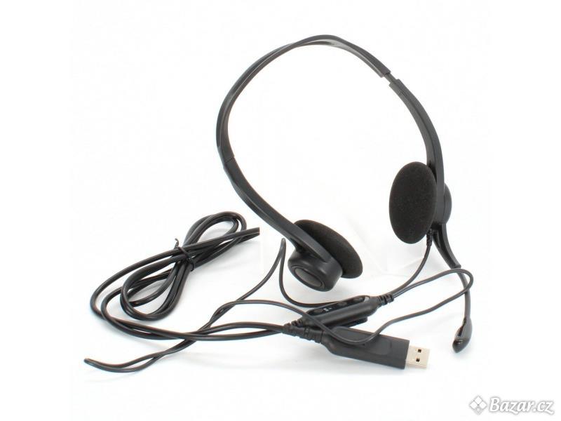 Kabelová sluchátka Logitech 981-000100 černé