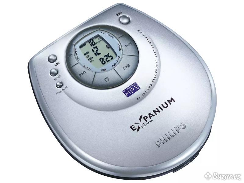 Philips EXP203 CD R-RW MP3 ACC Player Portable Discman 