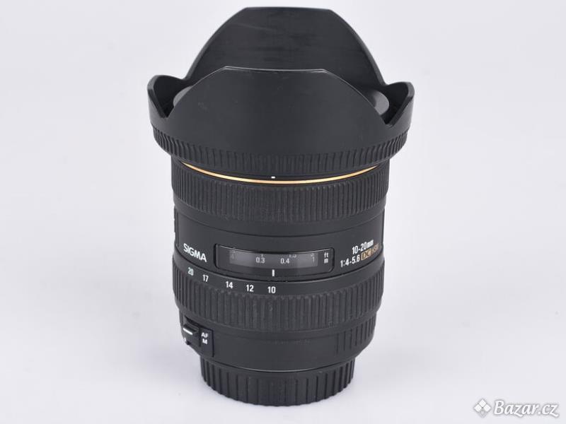 Sigma 10-20 mm f/4,0-5,6 EX DC HSM pro Canon
