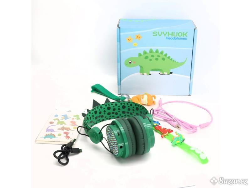 Dětská sluchátka SVYHUOK BHEJ-1 zelená