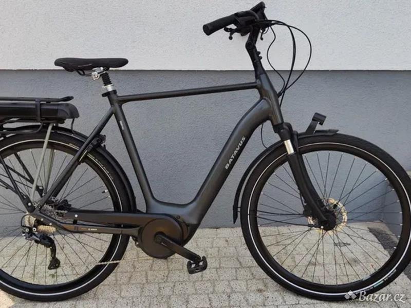 DUTCH E-Bike: Holandské elektrokolo BATAVUS, 61 cm, BOSCH PLUS 50 Nm, 500 Wh, DEORE, 28
