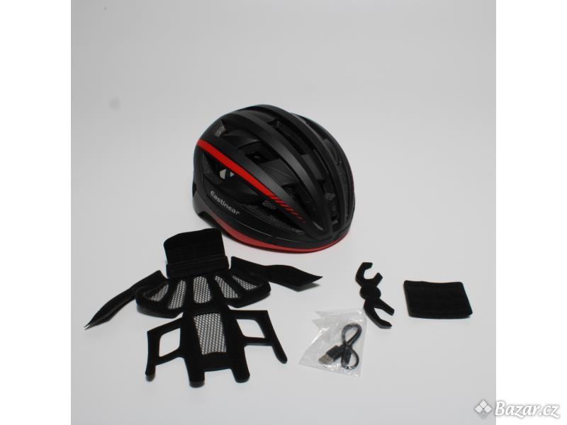 Cyklistická přilba ‎EASTINEAR, černá/červená