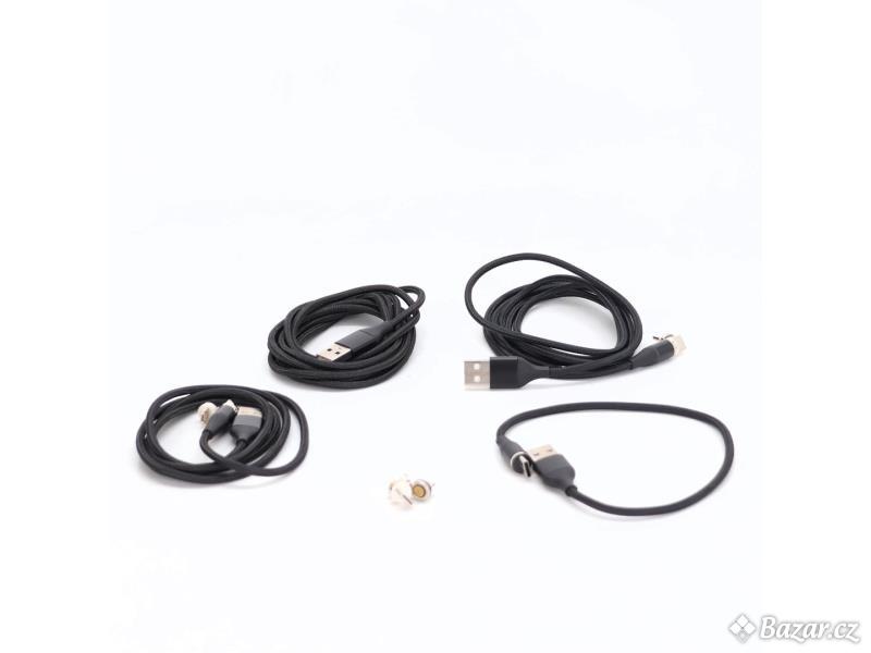 Sada USB kabelů NetDot, 4 ks Micro USB/USB-C