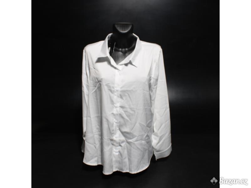 Dámská košile Nonsar, bílá, 2XL