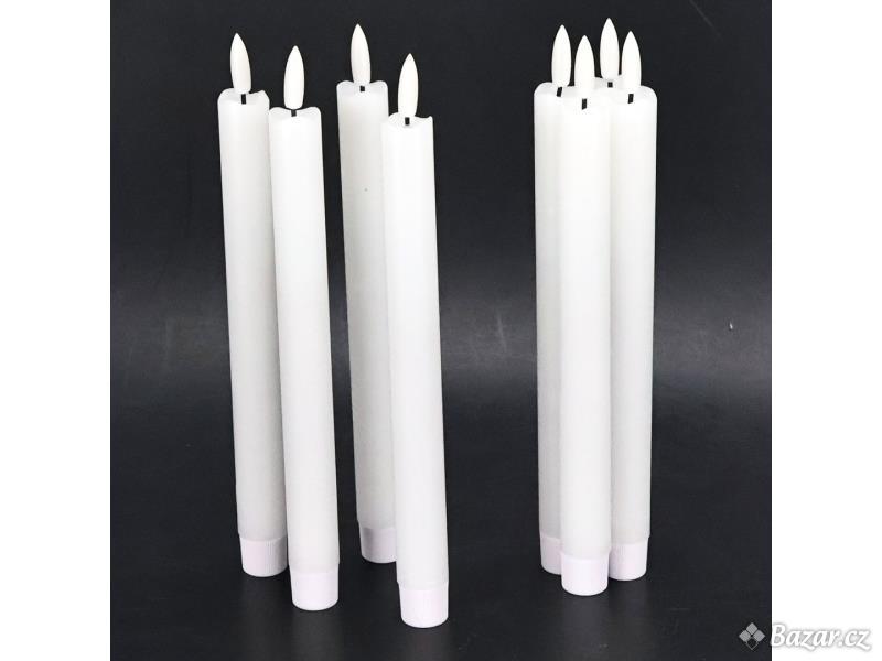Svíčka na baterie Eldnacele 8 kusů bílá