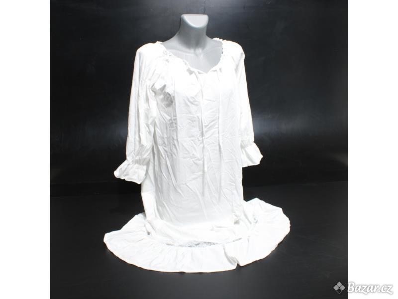 Dámská noční košile Nanxson, bílá, vel. m