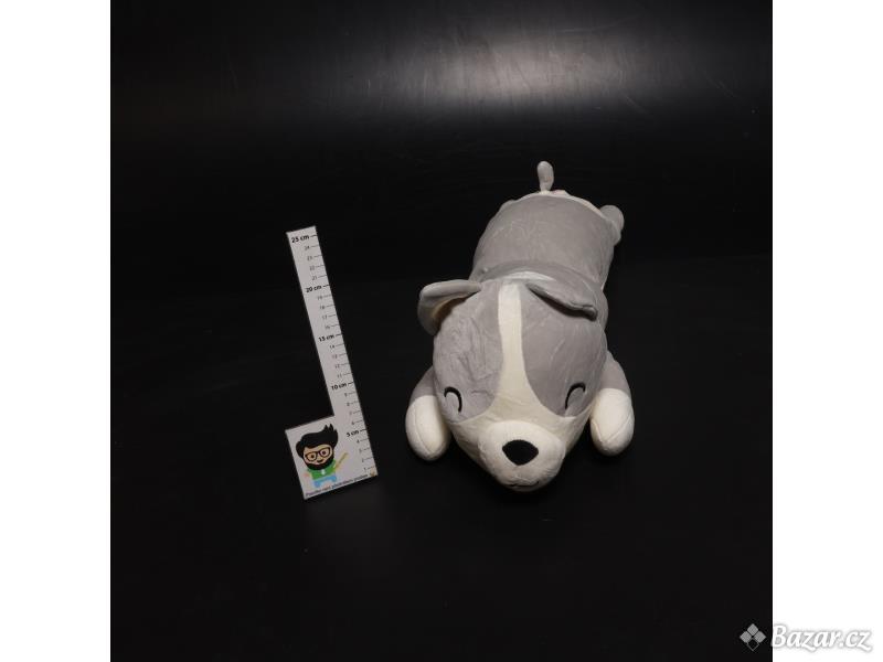 Polštář SNOWOLF pes šedý 80 cm
