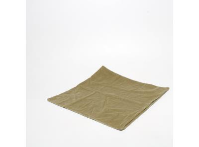 Sametový povlak na polštář Miulee zelený 