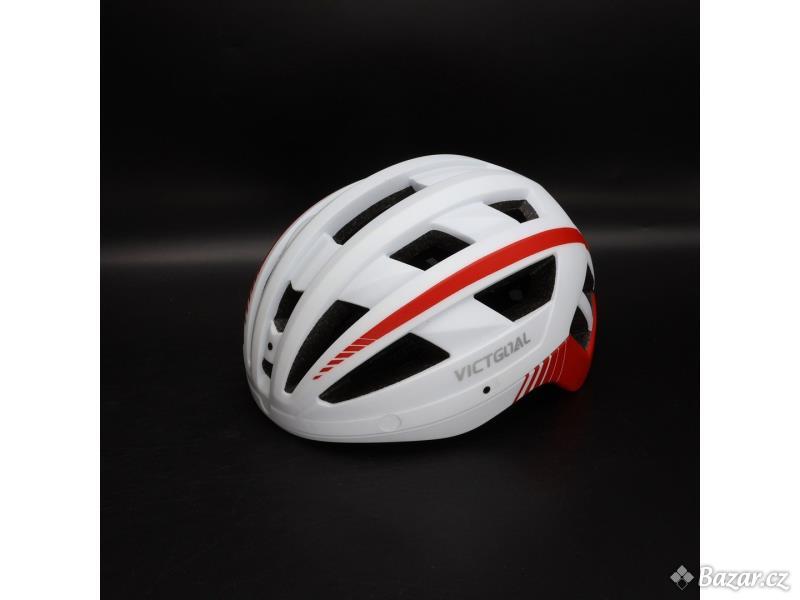 Cyklistická bílá helma VICTGOAL 