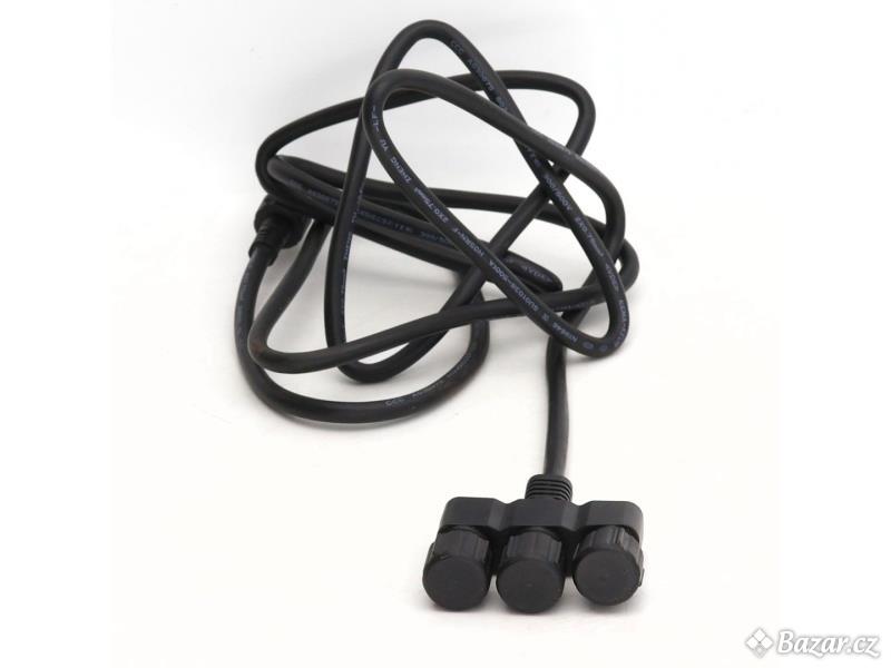 Napájecí kabel VBLED Gartus® 3cestný černý