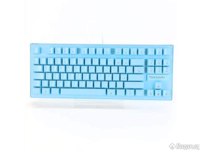 Herní klávesnice FELiCON K2 modrá