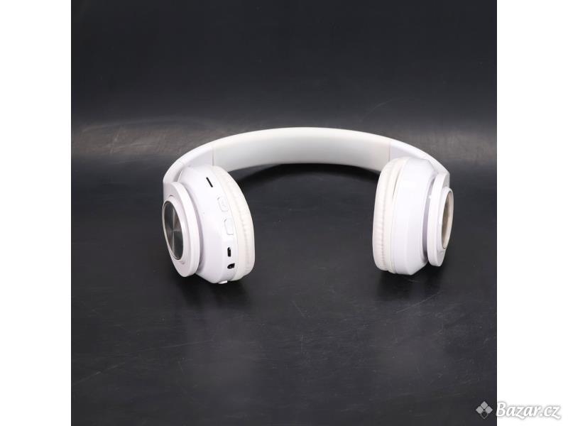 Bluetooth sluchátka Sendowtek bílá