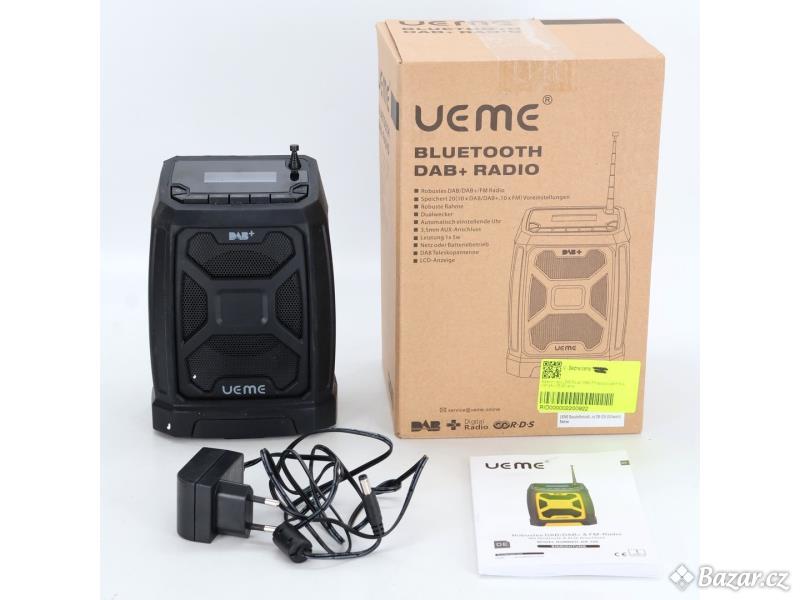 Stavební rádio UEME DE-DB-326-BLACK
