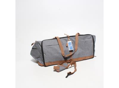 Skládací cestovní taška Lekesky šedá barva