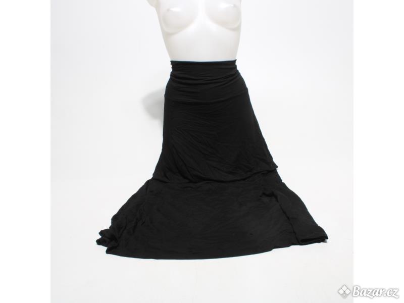 Dámská dlouhá sukně Durio černá vel. XL