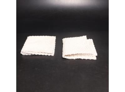 Krémové povlaky na polštář Miulee
