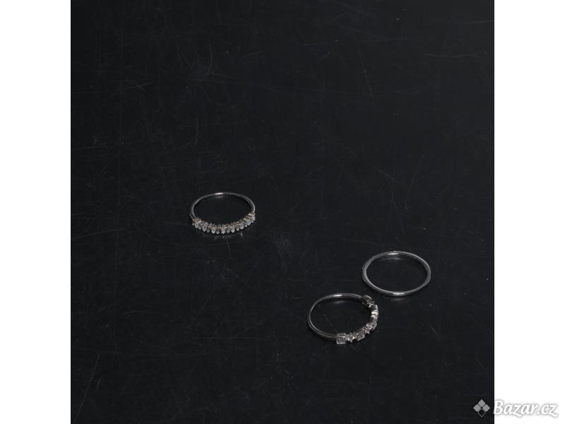 Sada prstenů JewelryPalace 4ks stříbrné