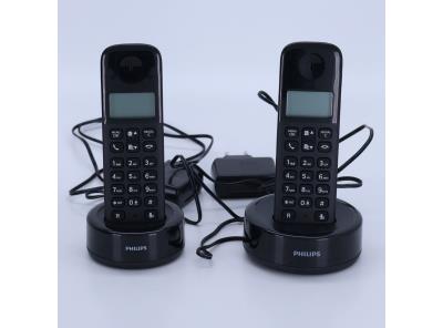 Bezdrátové telefony Philips D1602B/01 