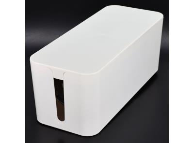 Box na kabely WT Wisdom bílý plastový