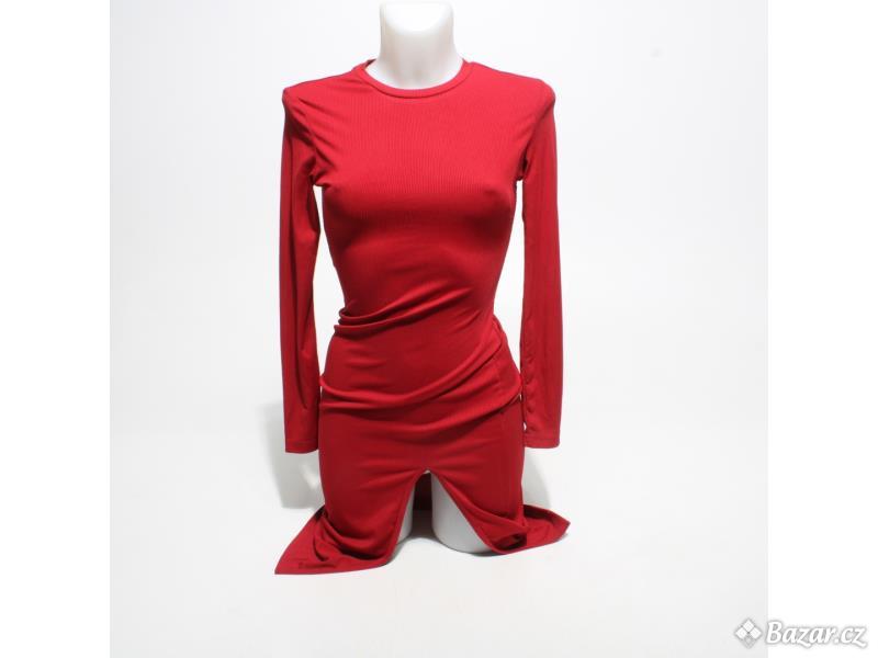Červené dámské šaty SheIn vel.XS