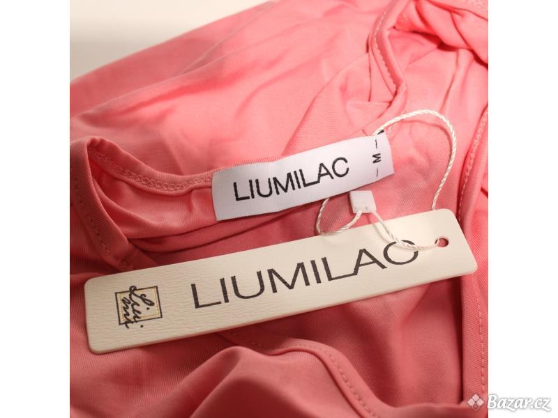 Dámské šaty LIUMILAC růžové vel. M
