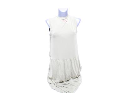 Dámské šaty bílé letní polyesterové