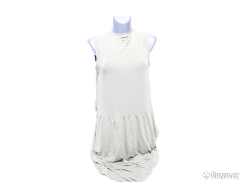 Dámské šaty bílé letní polyesterové