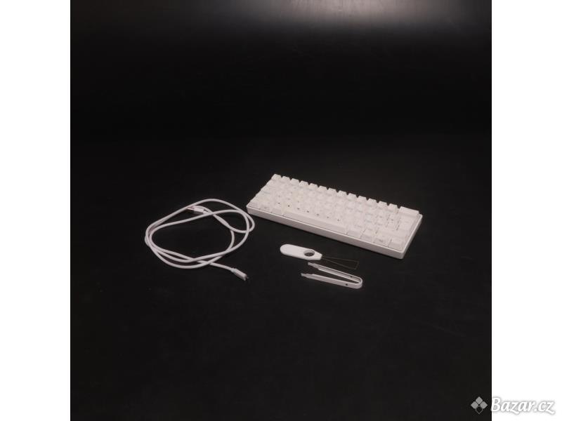Kabelová klávesnice Ranked Nova n60 bílá