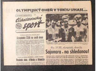  Československý sport 25. 10. 1964 