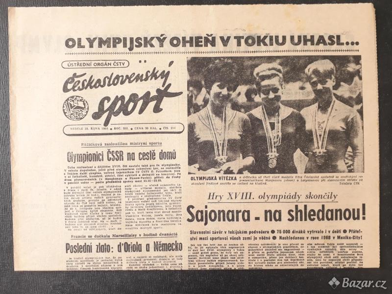  Československý sport 25. 10. 1964 